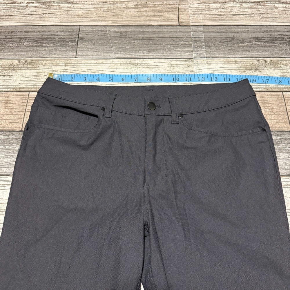 Lululemon ABC Slim Fit Warpstreme Pants Men’s 30x29 Black Stretch LM5AD9S - Picture 3 of 8